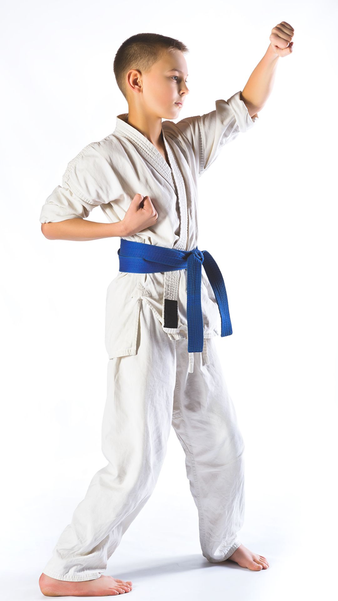 Wallpaper Boys Physical exercise karate child Uniform 1080x1920
