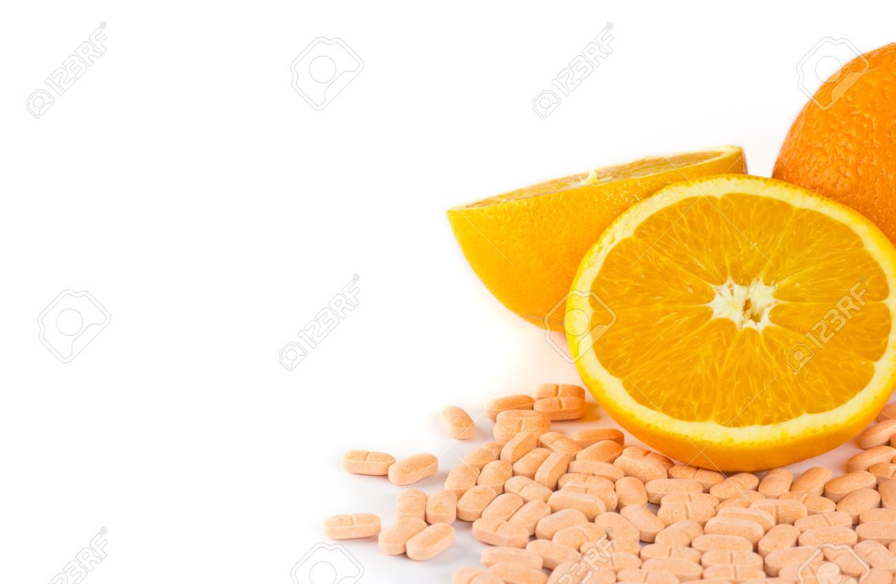 Free download Orange Fruit With Vitamin C Tablet On White Background [1300x848] for your Desktop, Mobile & Tablet. Explore Vitamin Background. Vitamin Background