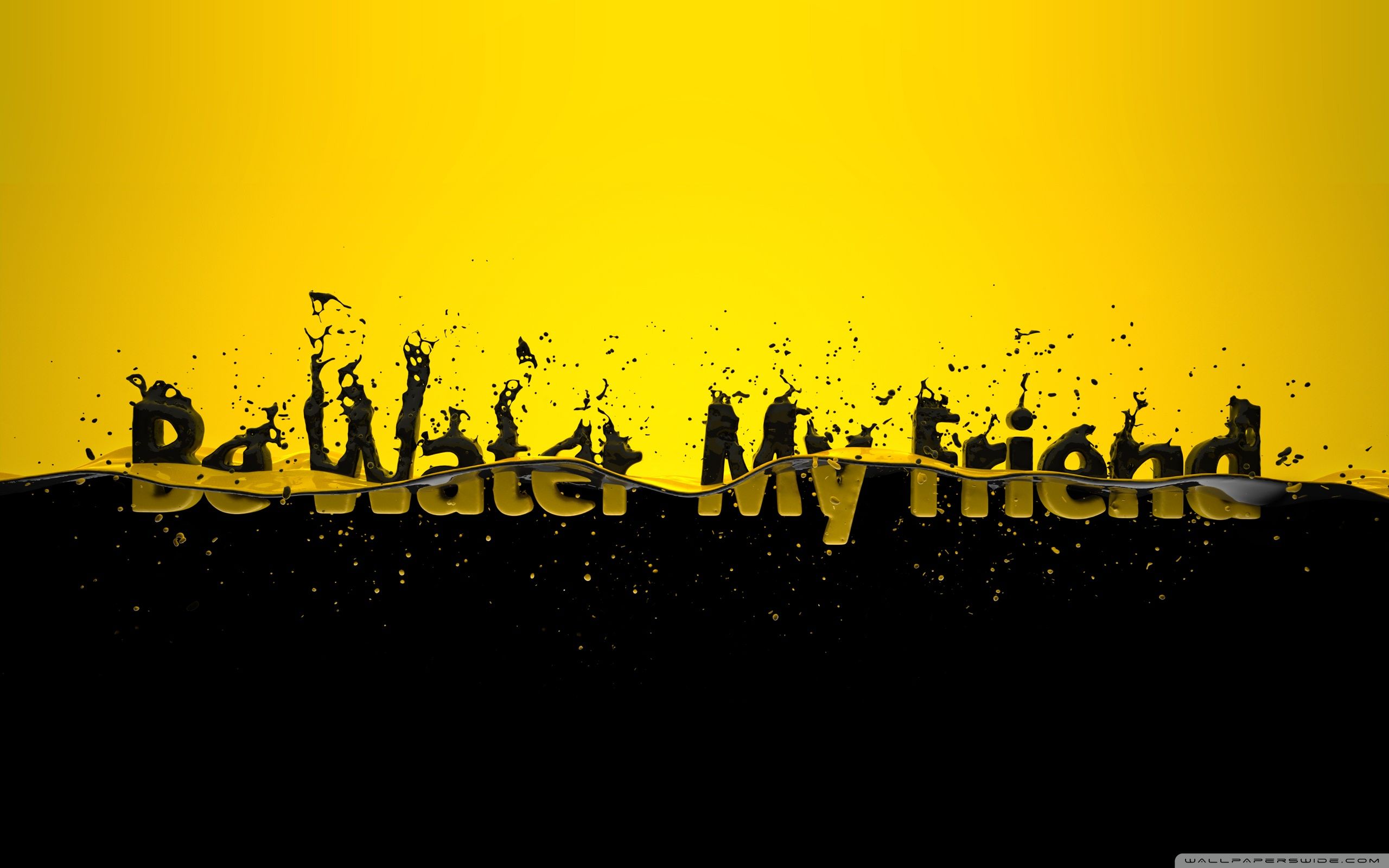 Free download Black And Yellow 4K HD Desktop Wallpaper for 4K Ultra HD TV [2560x1600] for your Desktop, Mobile & Tablet. Explore Yellow And Black Wallpaper. Black And Yellow