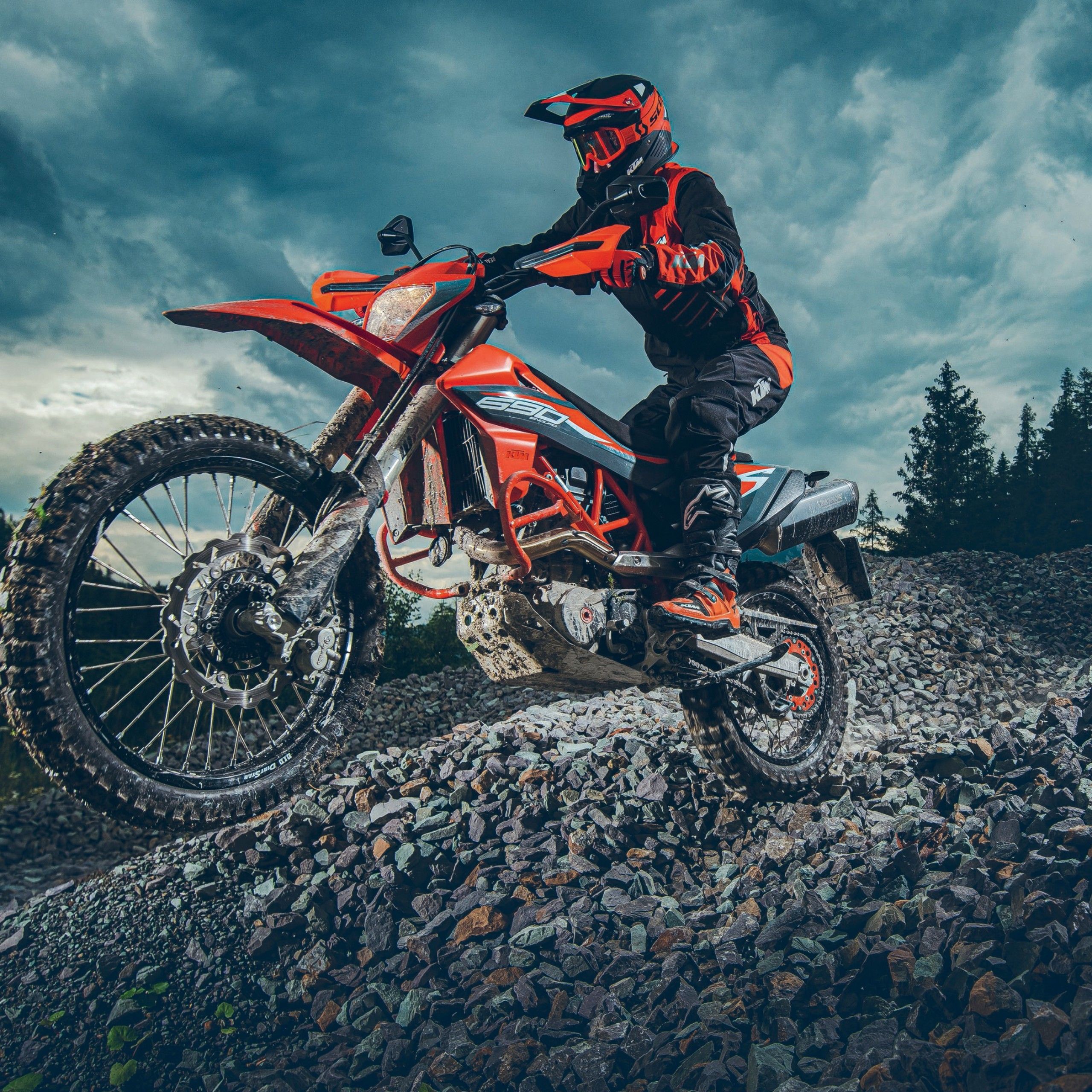 KTM 690 Enduro R 4K Wallpaper, Adventure Motorcycles, Off Roading, 2021, Bikes
