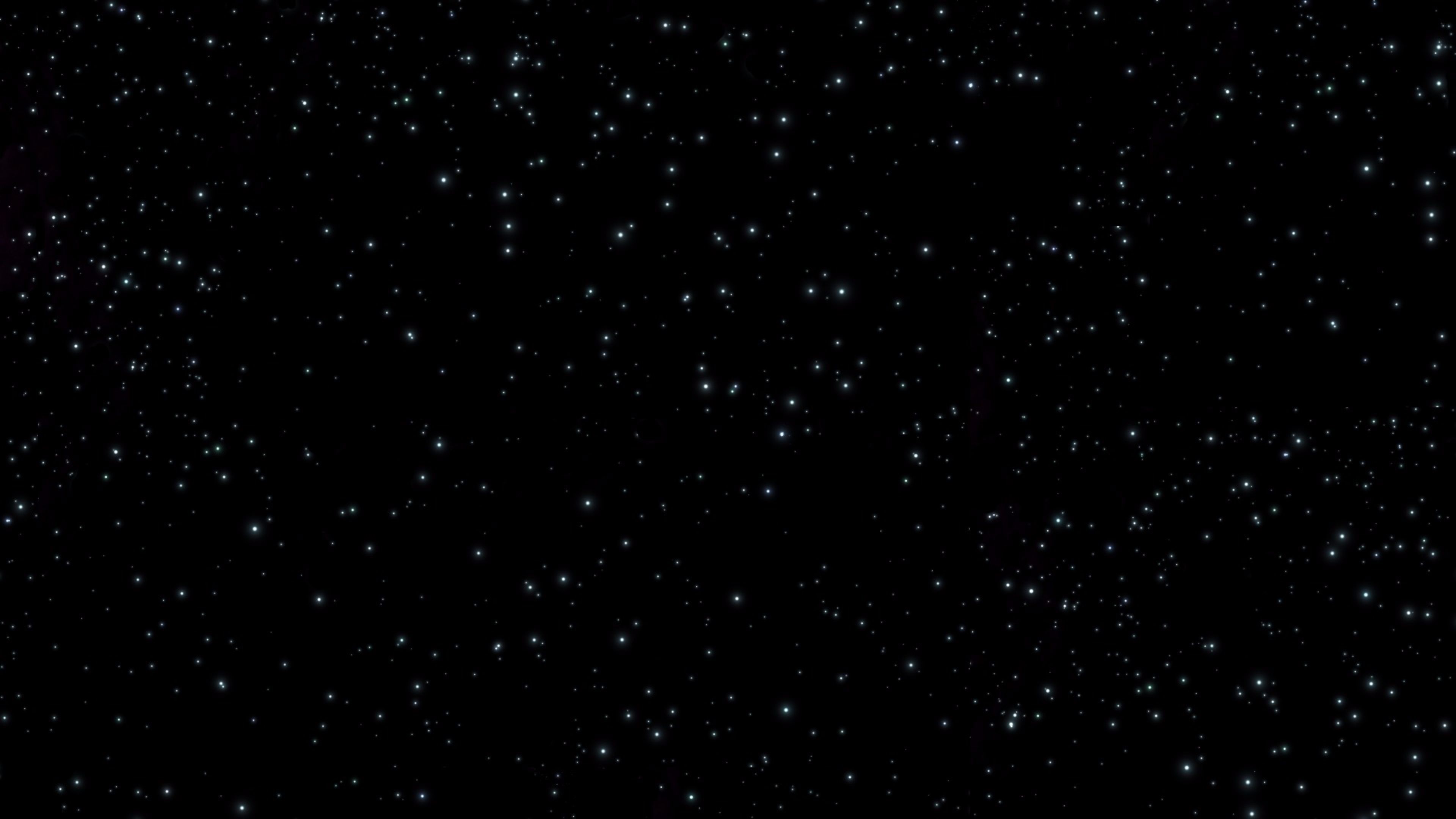 Black Star Space Background