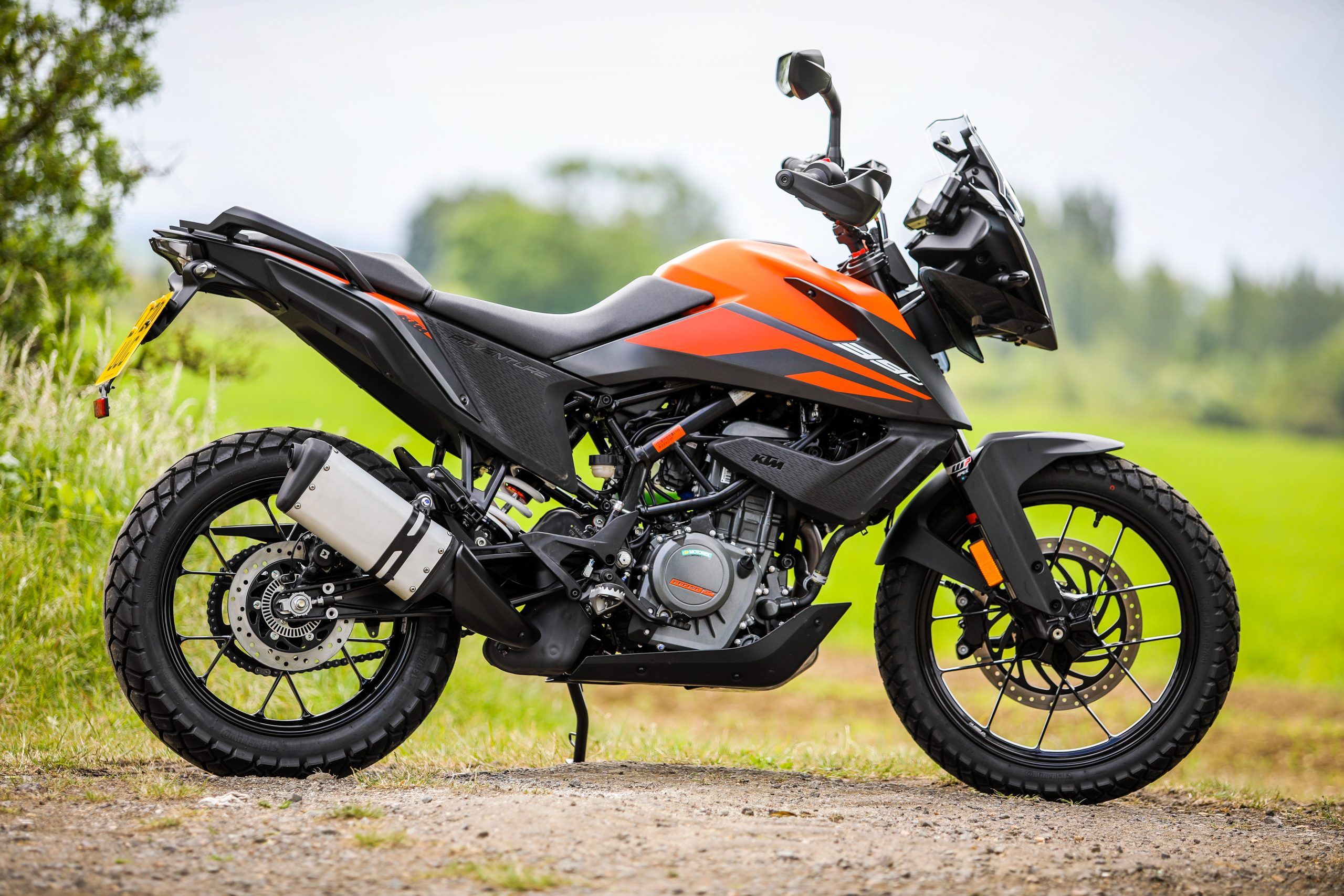 Ktm 390 Adventure 4K Wallpaper, With both front and rear disc brakes, ktm 390