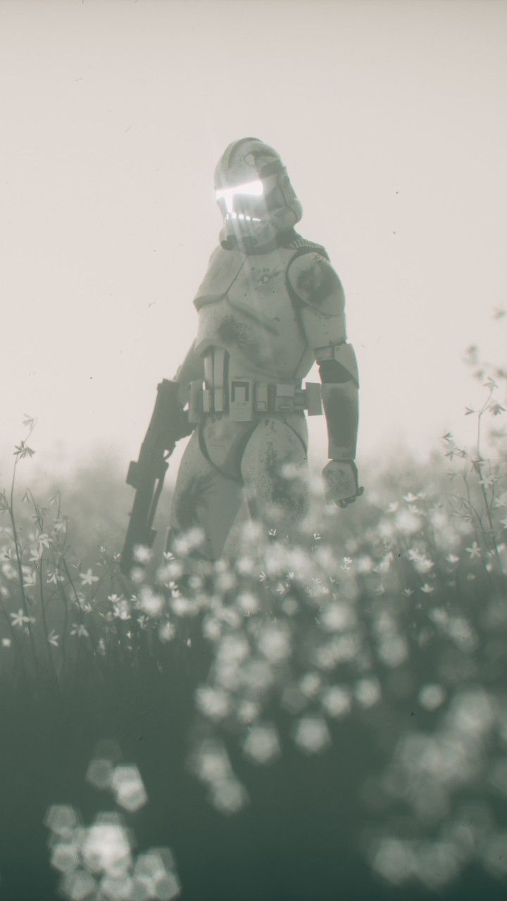 Wallpaper Clone Trooper, Star Wars, 4K, Art