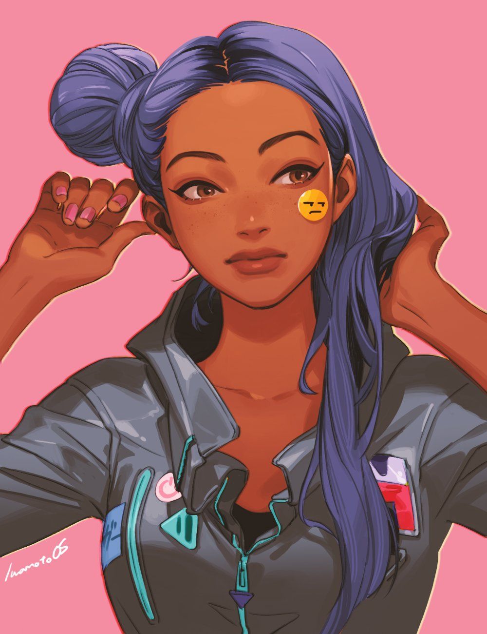 岩本ゼロゴ Iwamoto05 on Twitter. Girls cartoon art, Black anime characters, Black girl art