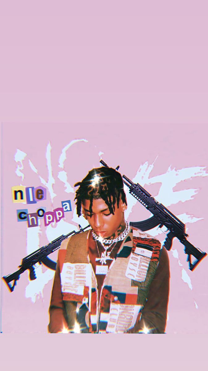 NLE Choppa Lockscreen Wallpaper. Edgy Wallpaper, Rapper Wallpaper Iphone, Funny Phone Wallpaper