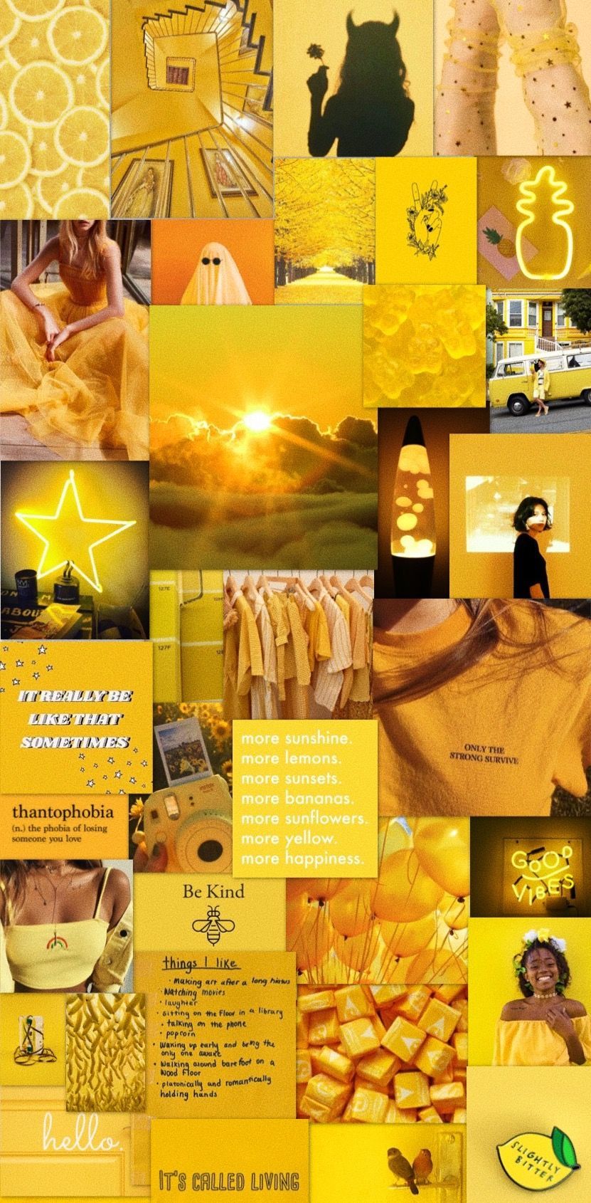 yellow wallpaper. Yellow aesthetic pastel, Wallpaper, Digital wallpaper