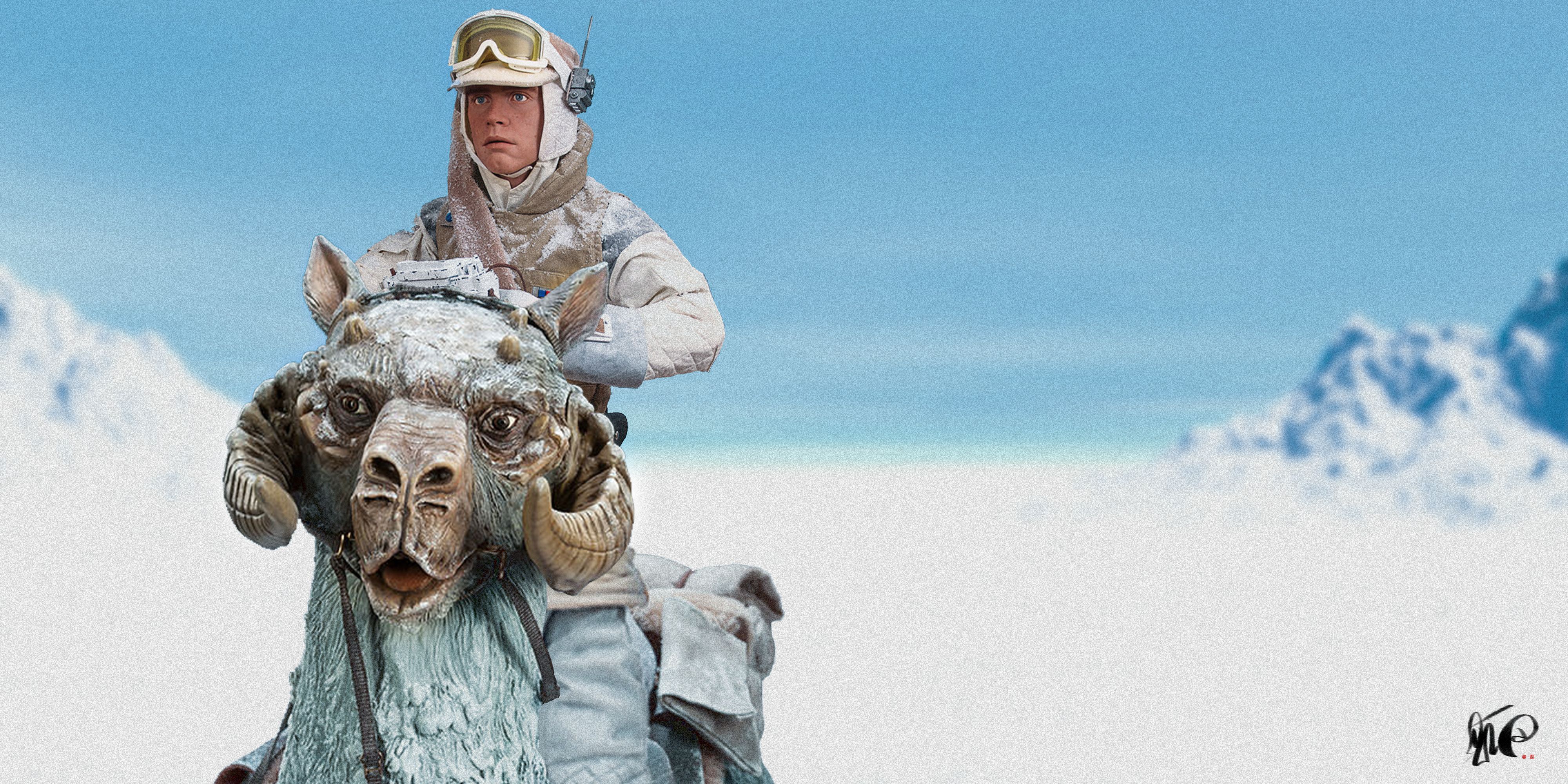 Wallpaper, wallpaper, , ice, scale, Composite, poster, Toy, photography, star, back, deluxe, character, luke, bust, empire, figure, planet, wars, cinematic, sixth, figures, strikes, episode, collectibles, sideshow, Hoth, skywalker, silicone