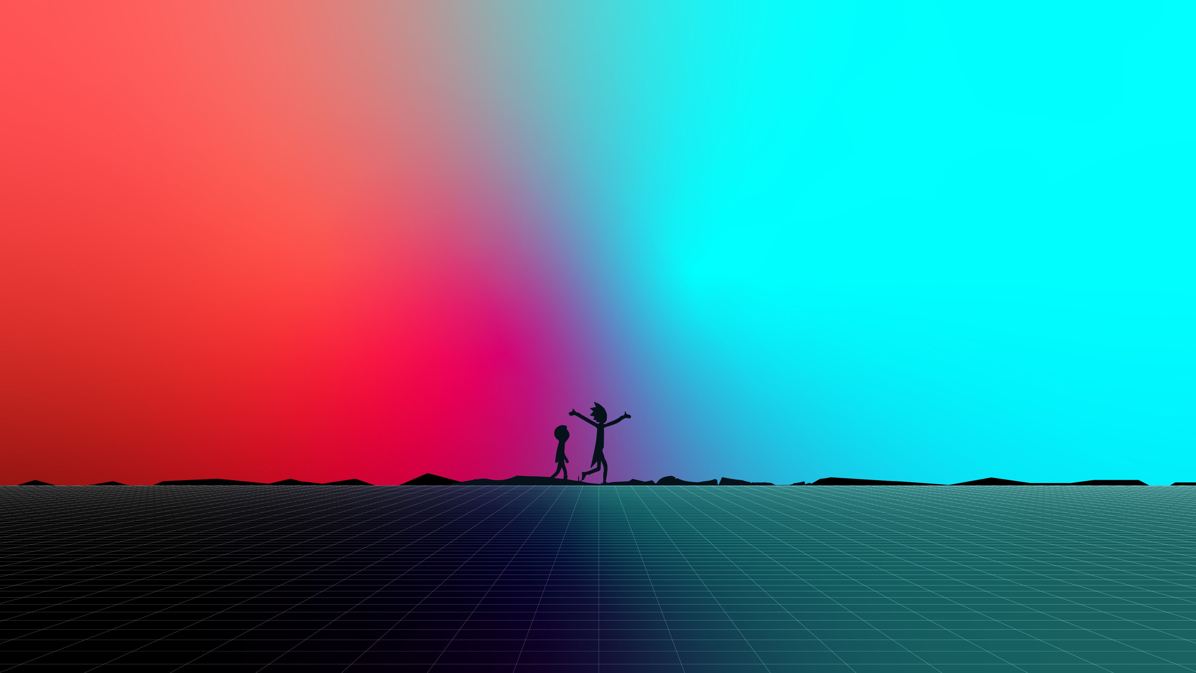 Rick And Morty Synthwave 4K HD Rick And Morty Wallpaper