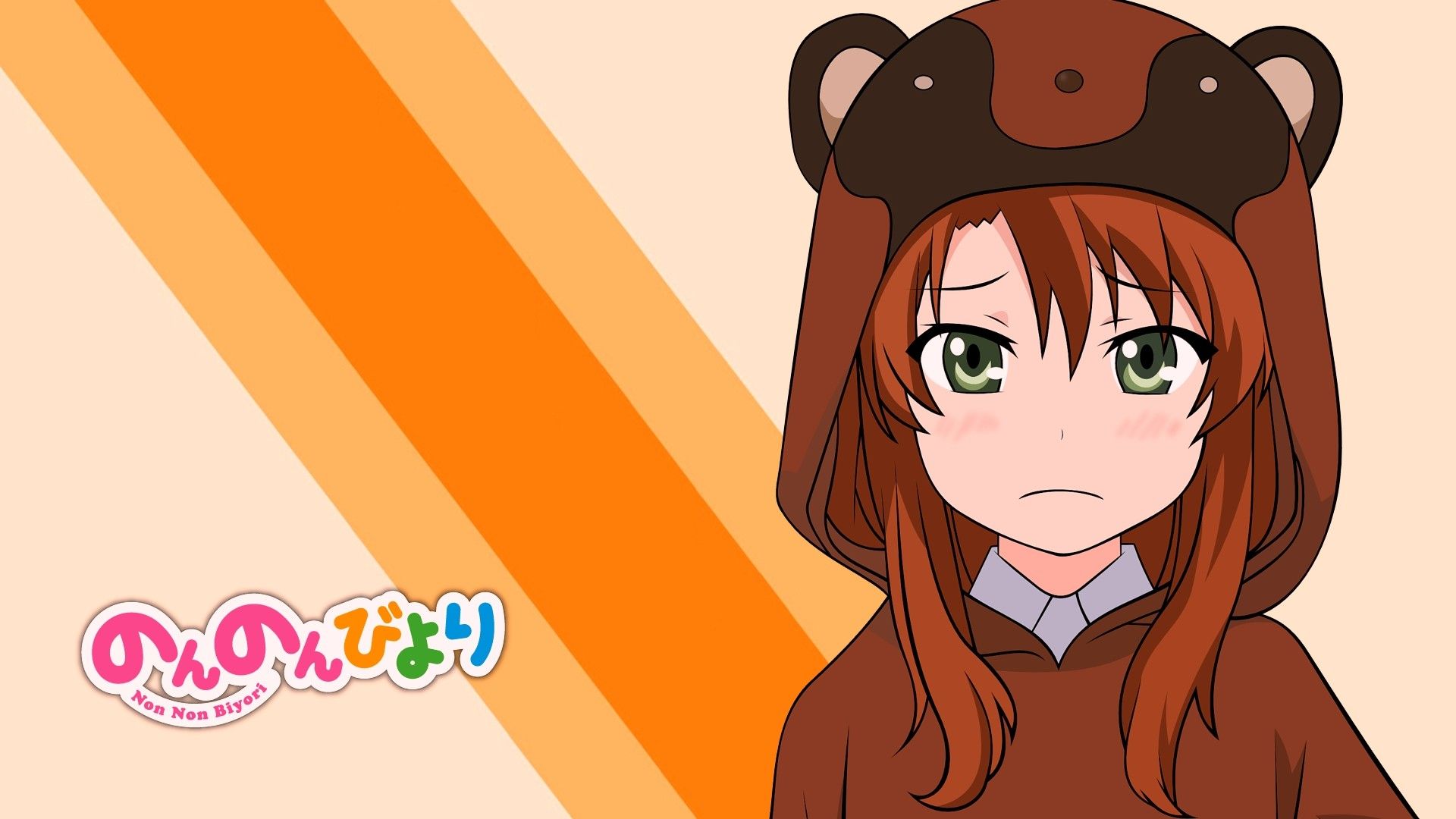 Wallpaper, illustration, anime girls, cartoon, Non Non Biyori, Koshigaya Komari 1920x1080
