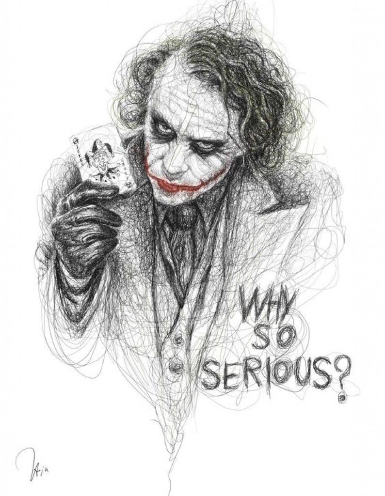 Batman Drawing Wallpaper Joker