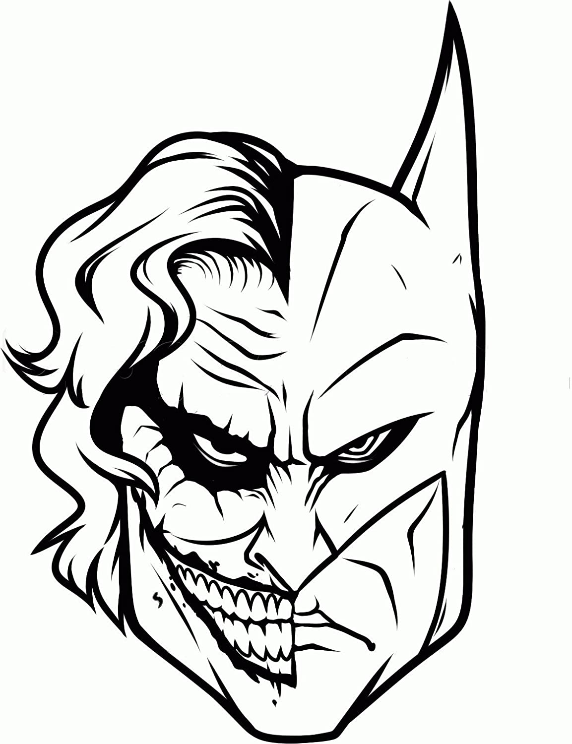 Best Collections Joker Face Drawing Easy For Kids