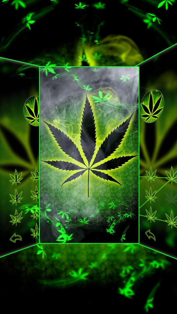 Neon Rasta Weed Live Wallpaper for Android