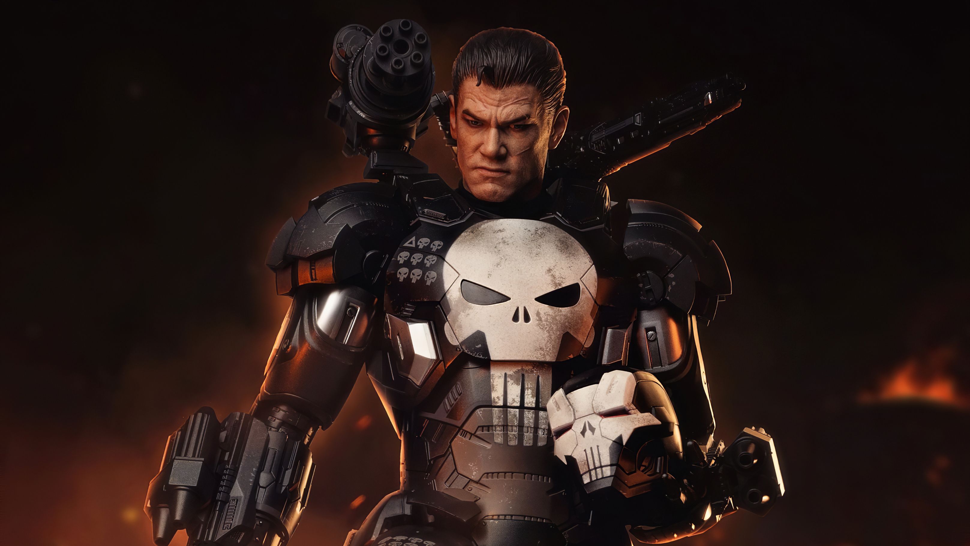 Punisher As War Machine, HD Superheroes, 4k Wallpaper, Image, Background, Photo and Picture