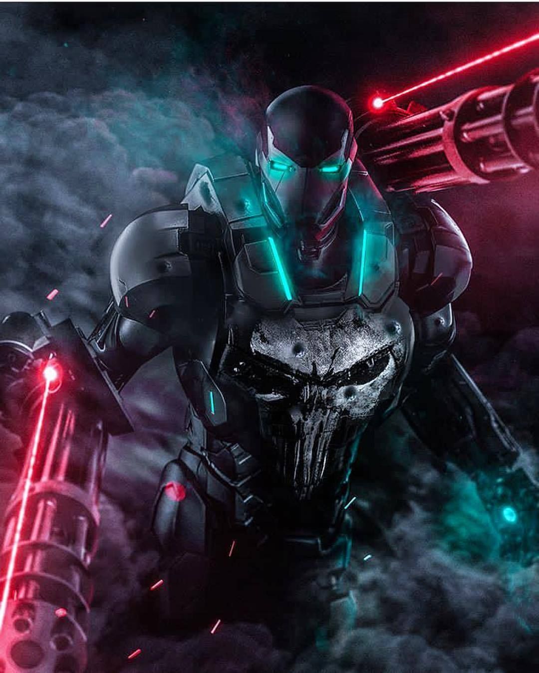 If you havent heard Frank Castle the Punisher is now wearing the War Machine Suit. Here is rendition of i. Punisher marvel, Punisher, Marvel comics art