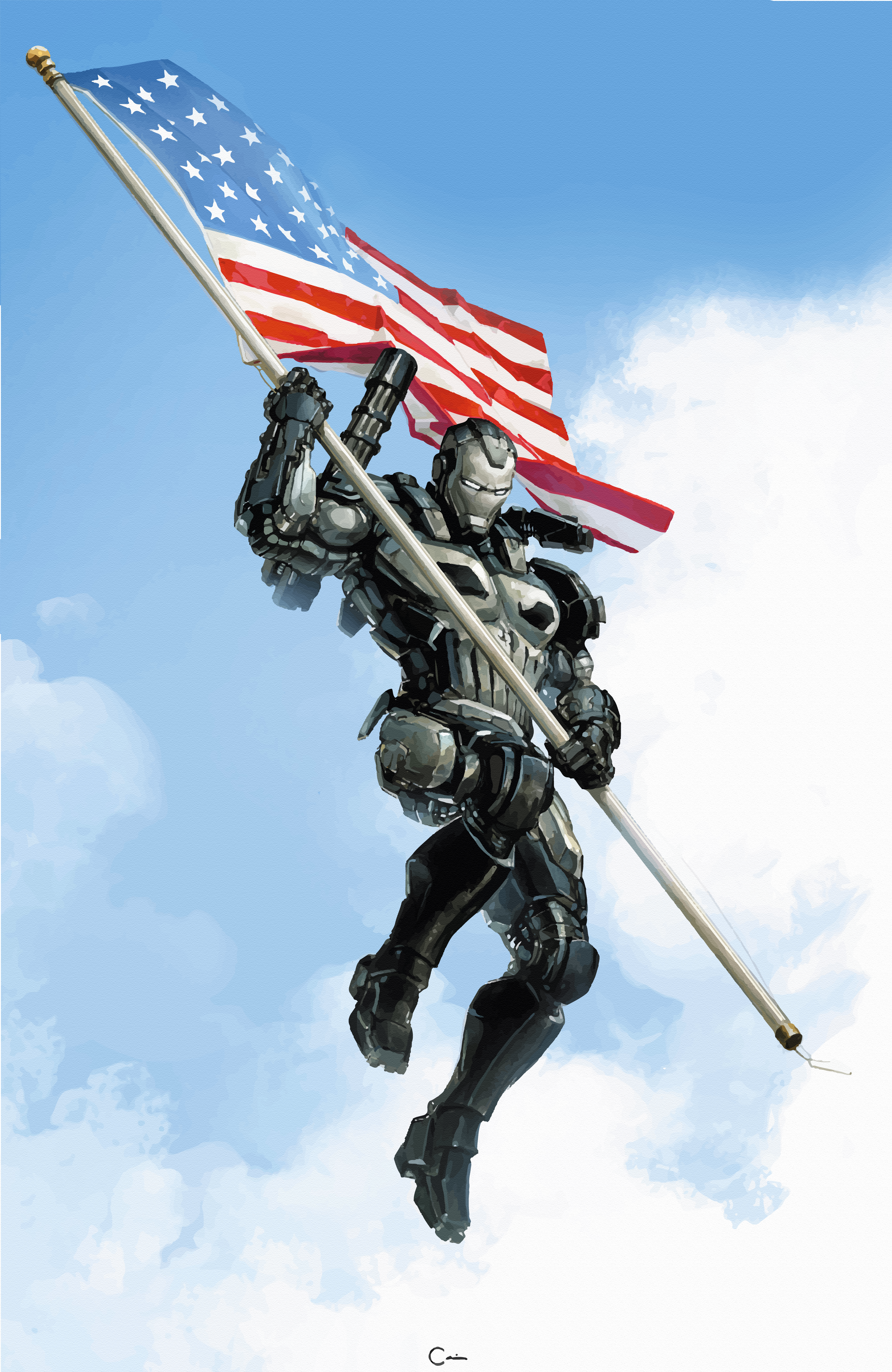 4K Wallpaper Cover from The Punisher