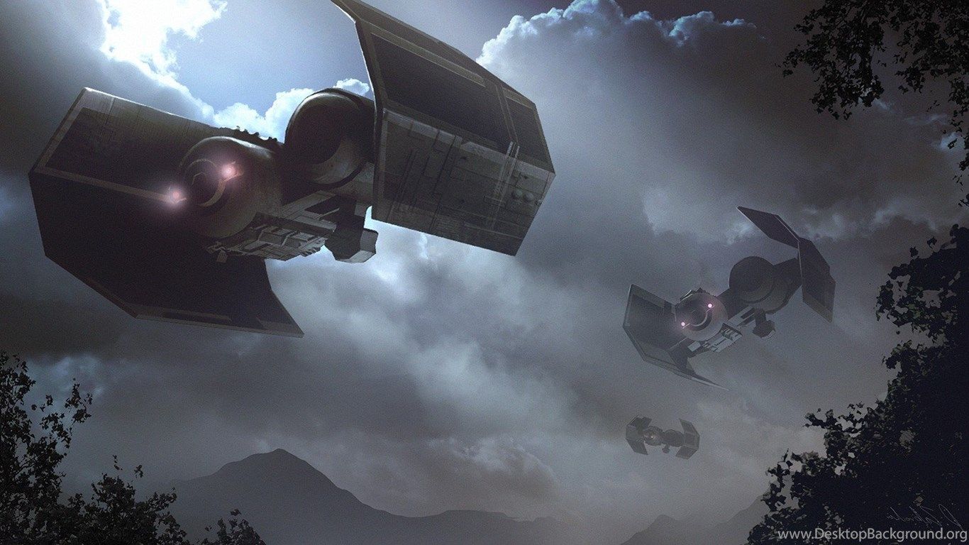 Artwork, Darek Zabrocki, Star Wars, Galactic Empire, TIE Bomber. Desktop Background