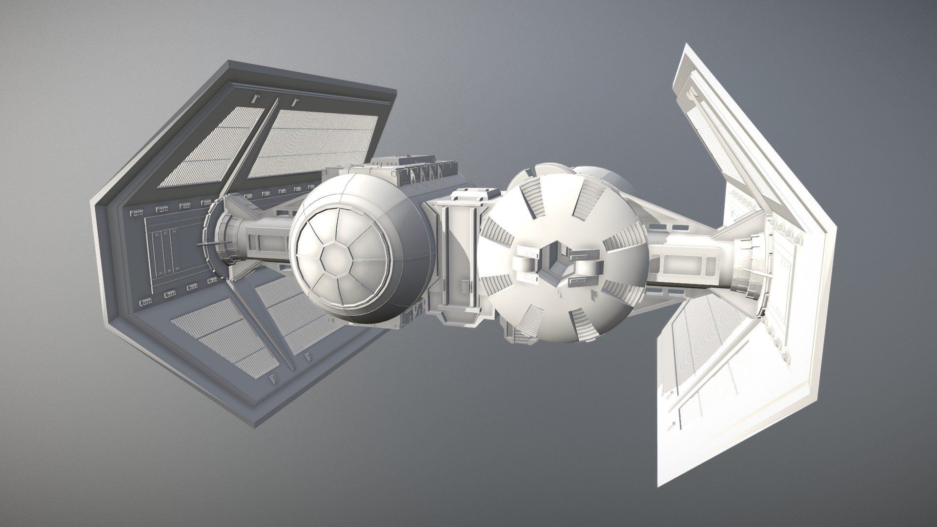 Tie Bomber (No Texture) model by Hugo Strobbe [2ab6260]