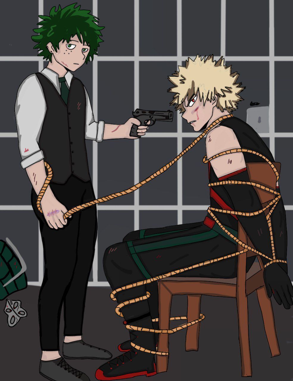 Bakugou X Midoriya Fanart