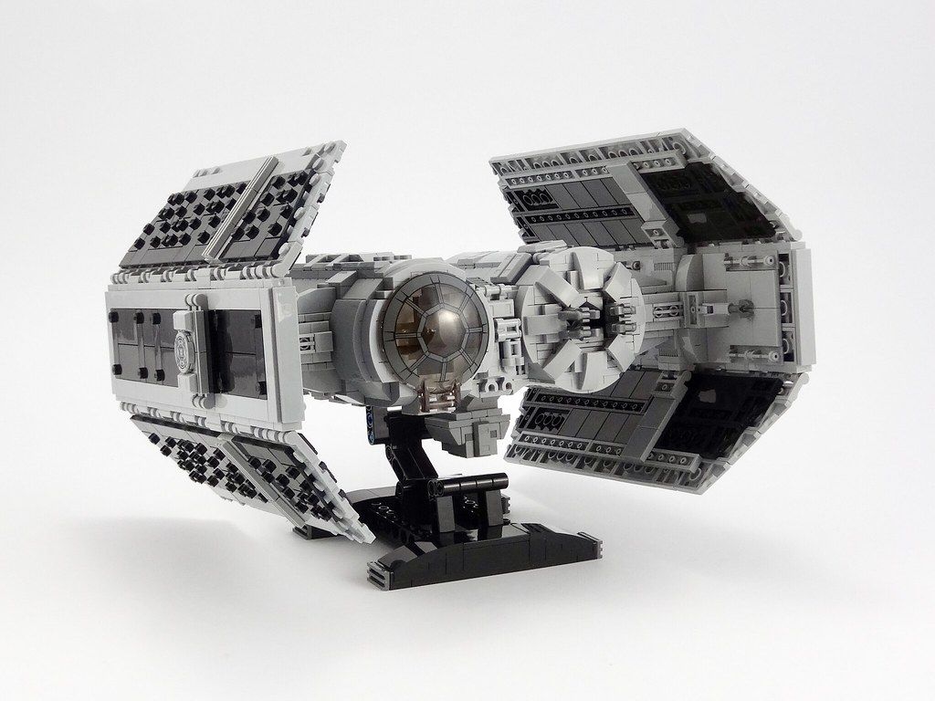 LEGO MOC TIE Bomber MOC Display Stand by barneius. Rebrickable with LEGO