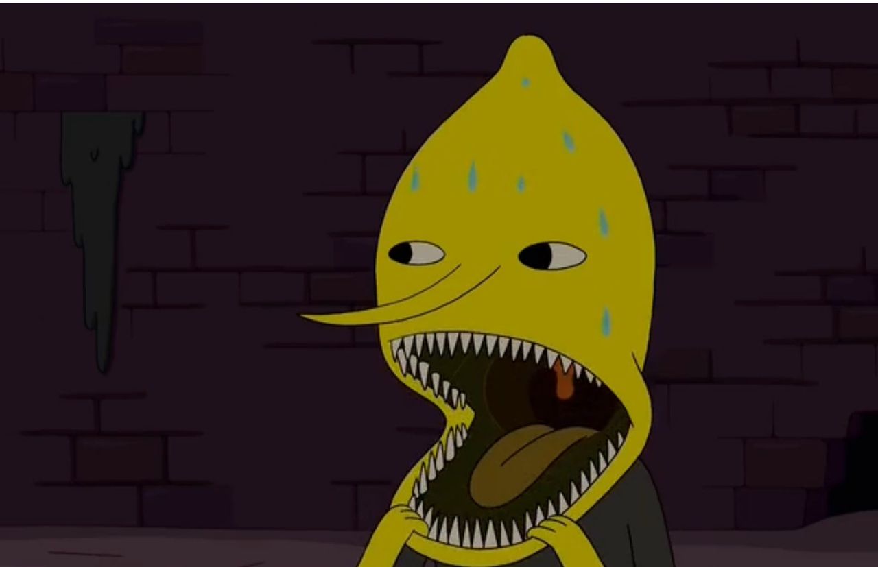 I never liked Lemongrab until this-I died. There was something sort of Simpsons ab. Adventure time wallpaper, Adventure time episodes, Adventure time characters