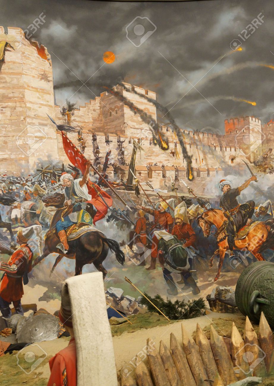 Final assault and the fall of Constantinople in 1453. Captured. Fall of constantinople, History wallpaper, Ottoman empire