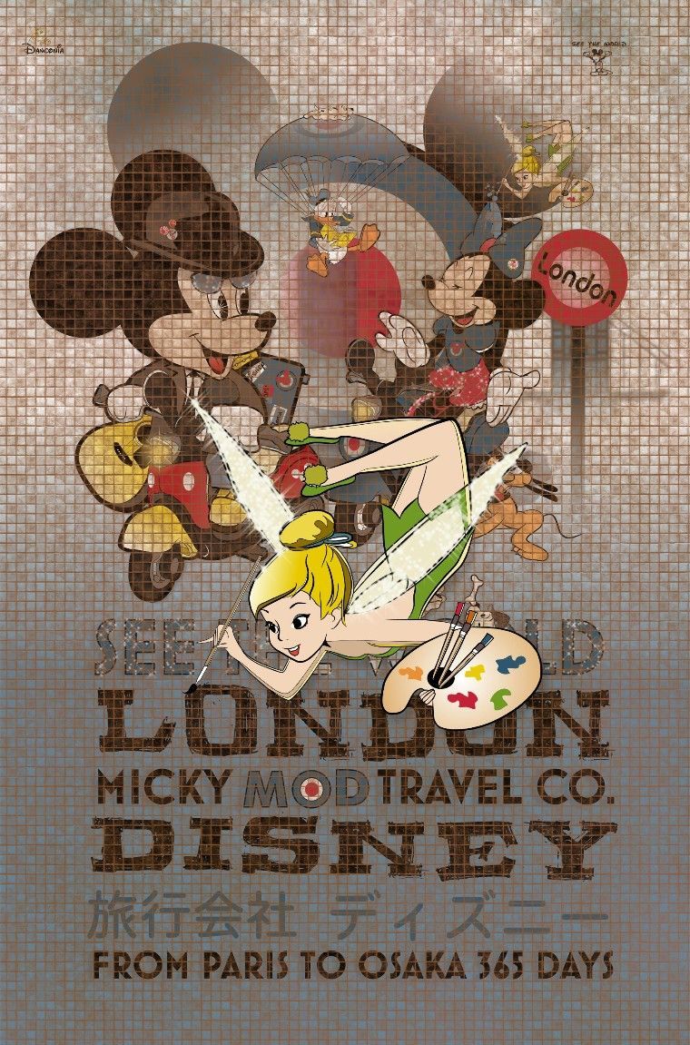 MICKY MOD Travel Poster