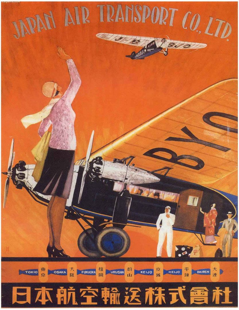 Japan Air Aviation Posters