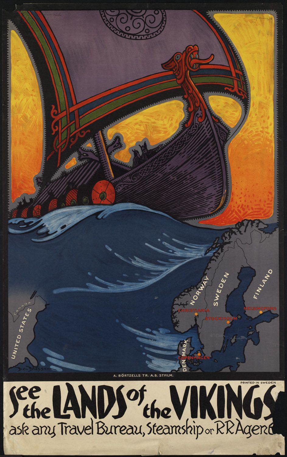 Wallpaper, viking, longships, poster, Travel Poster 943x1500