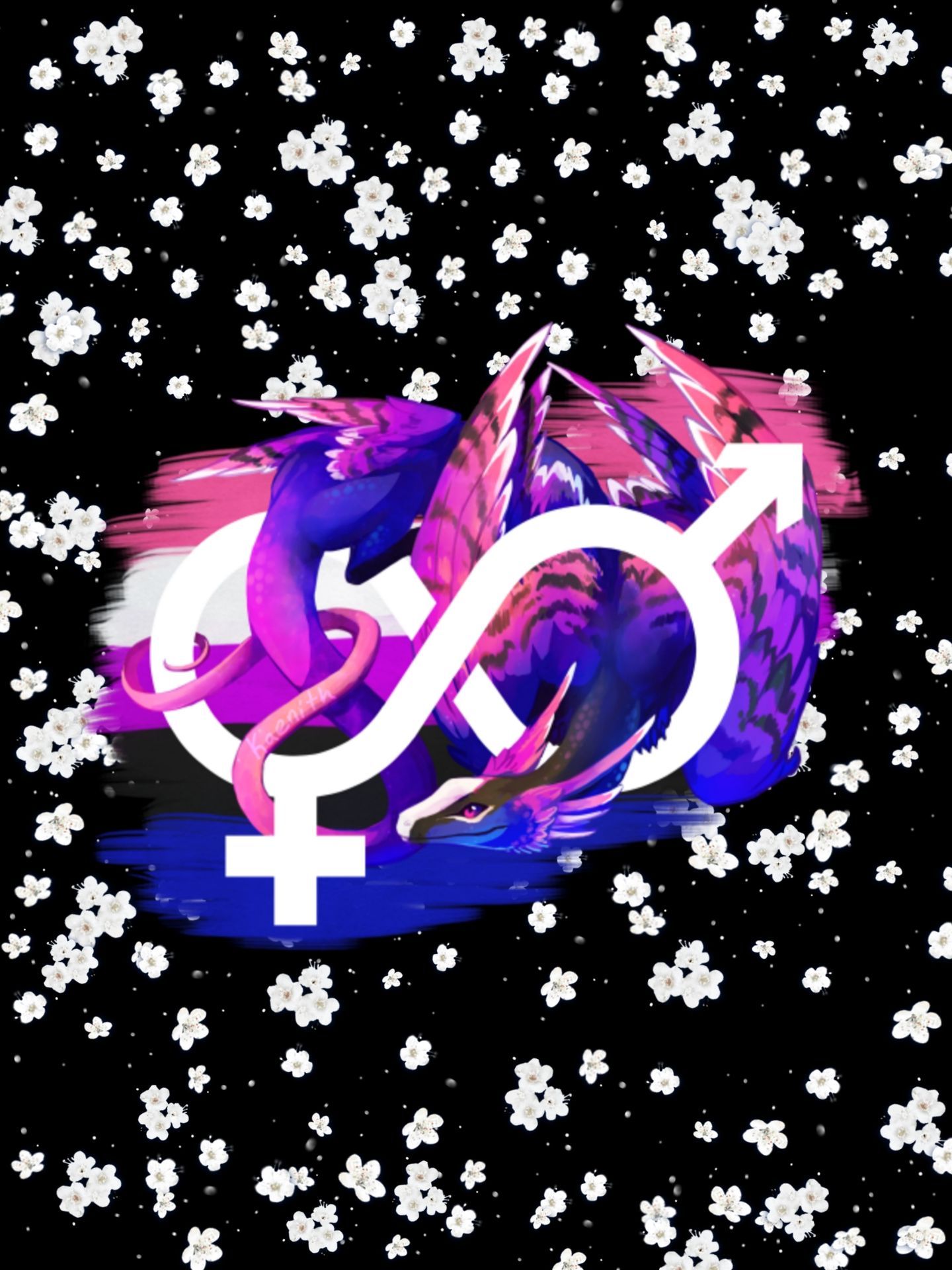 Download A person showing their support for gender fluidity Wallpaper   Wallpaperscom