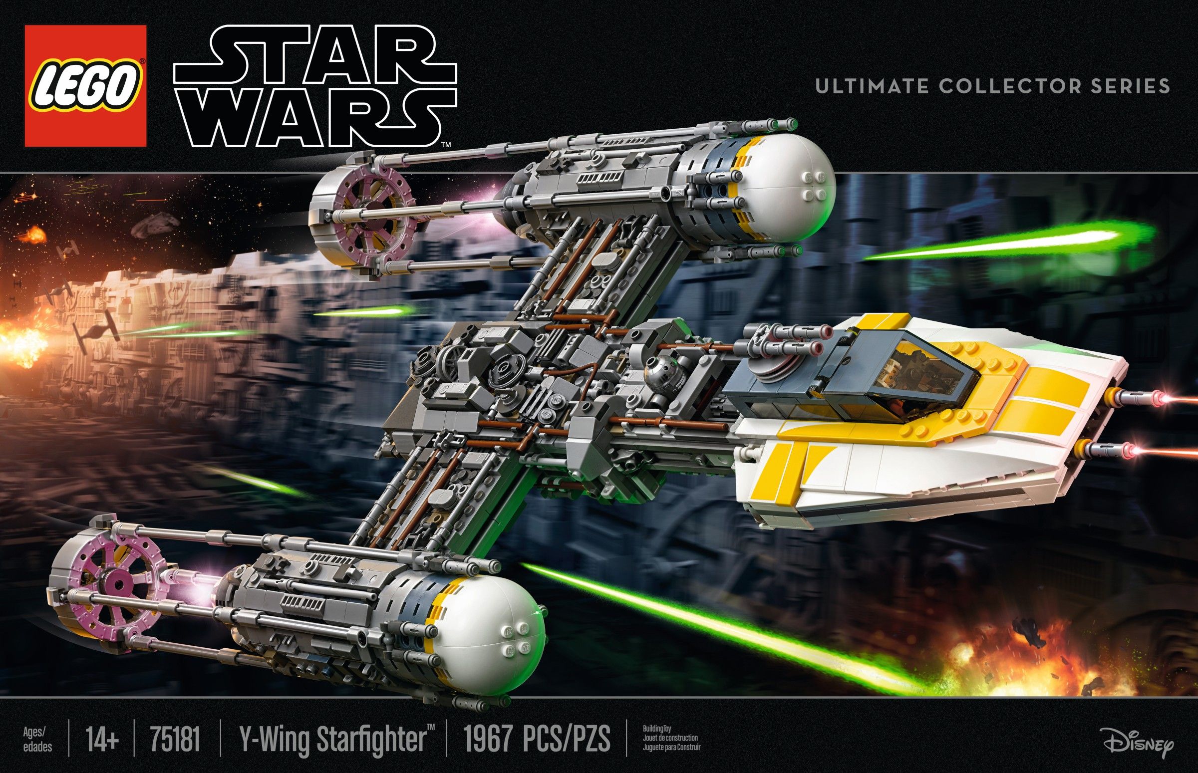 Review: 75181 Y Wing Starfighter. Brickset: LEGO Set Guide And Database