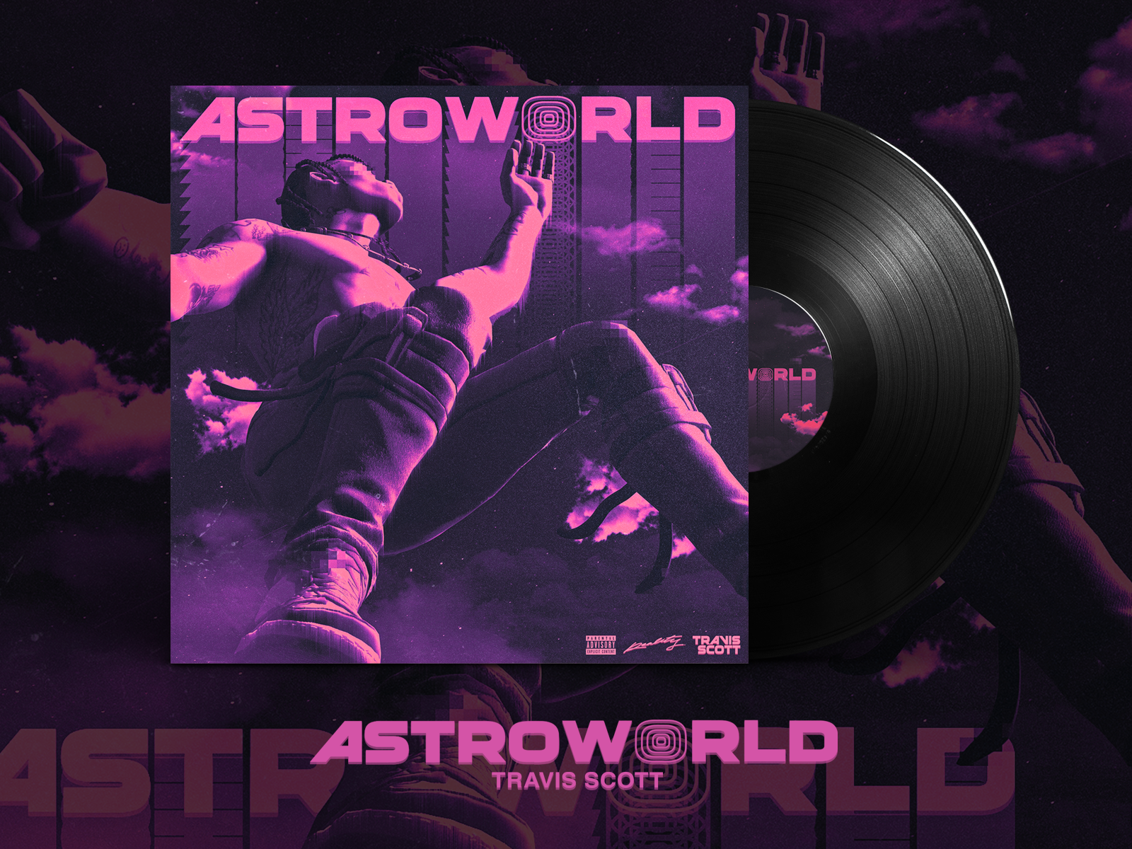 ASTROWORLD Scott Album Cover Art