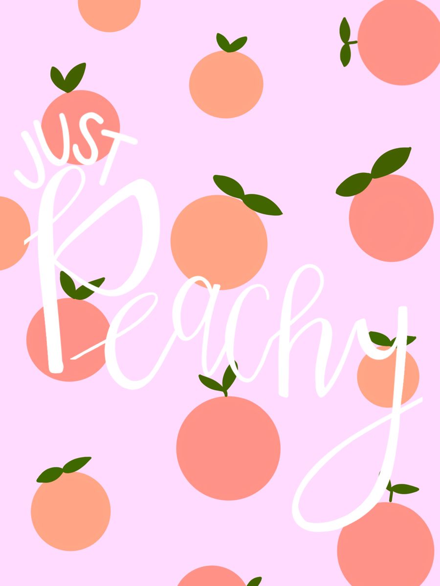 JUST PEACHY WALLPAPER. Just peachy, Peachy, Wallpaper