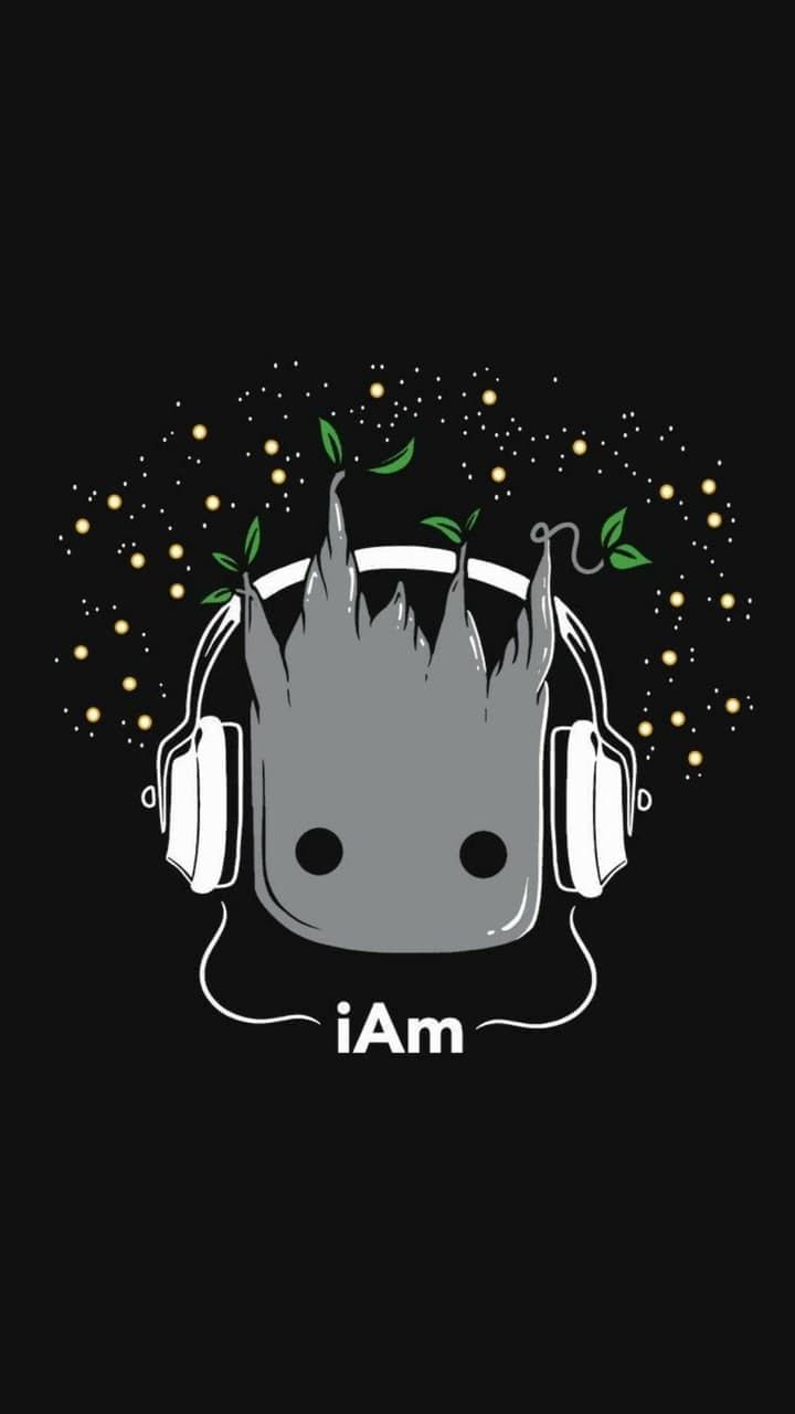 Android wallpaper groot shared