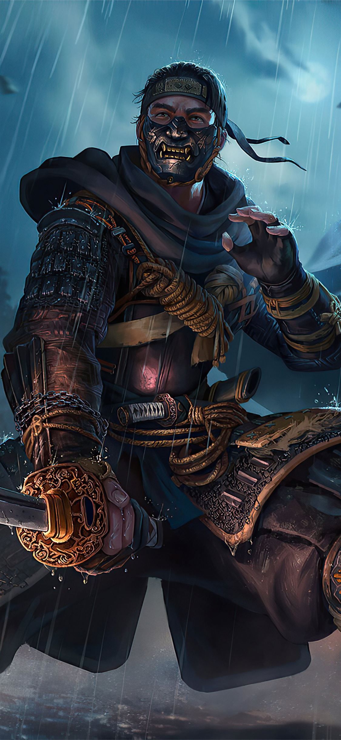 ghost of tsushima way of the ghost 4k iPhone X Wallpaper