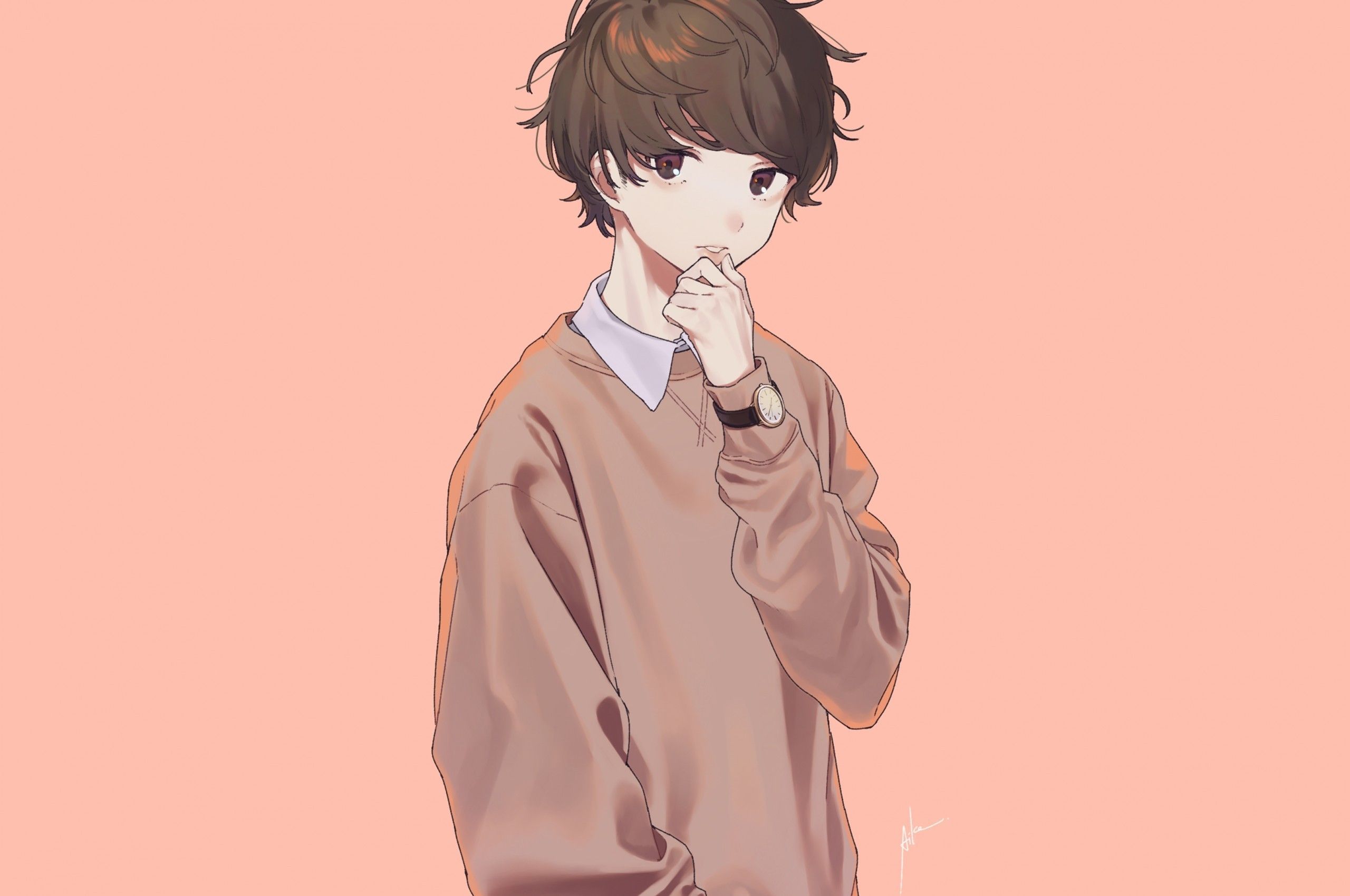 Cute Anime Boy Wallpaper