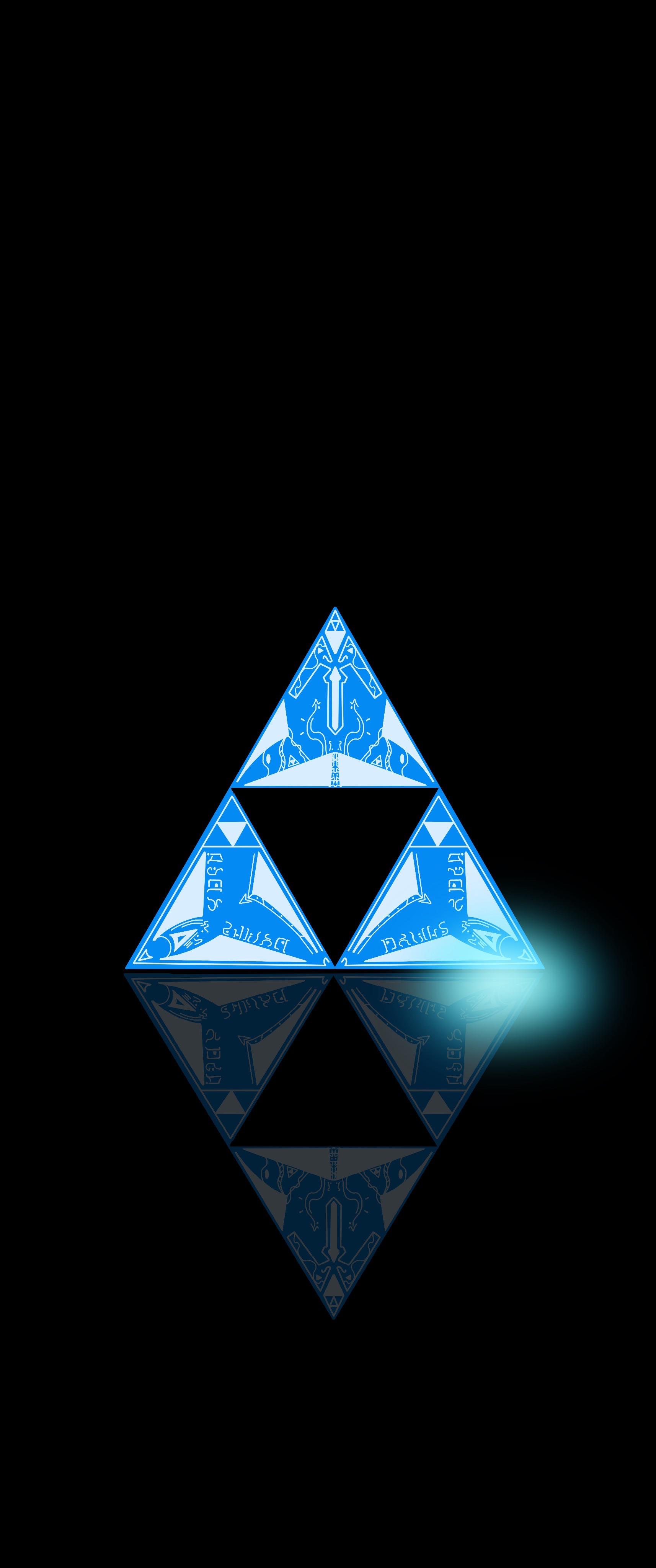 Here's a 4K phone wallpaper I made for all you Zelda fanatics out there (like myself), the Hylian script on it reads “Hero” and “Savior” [BotW]