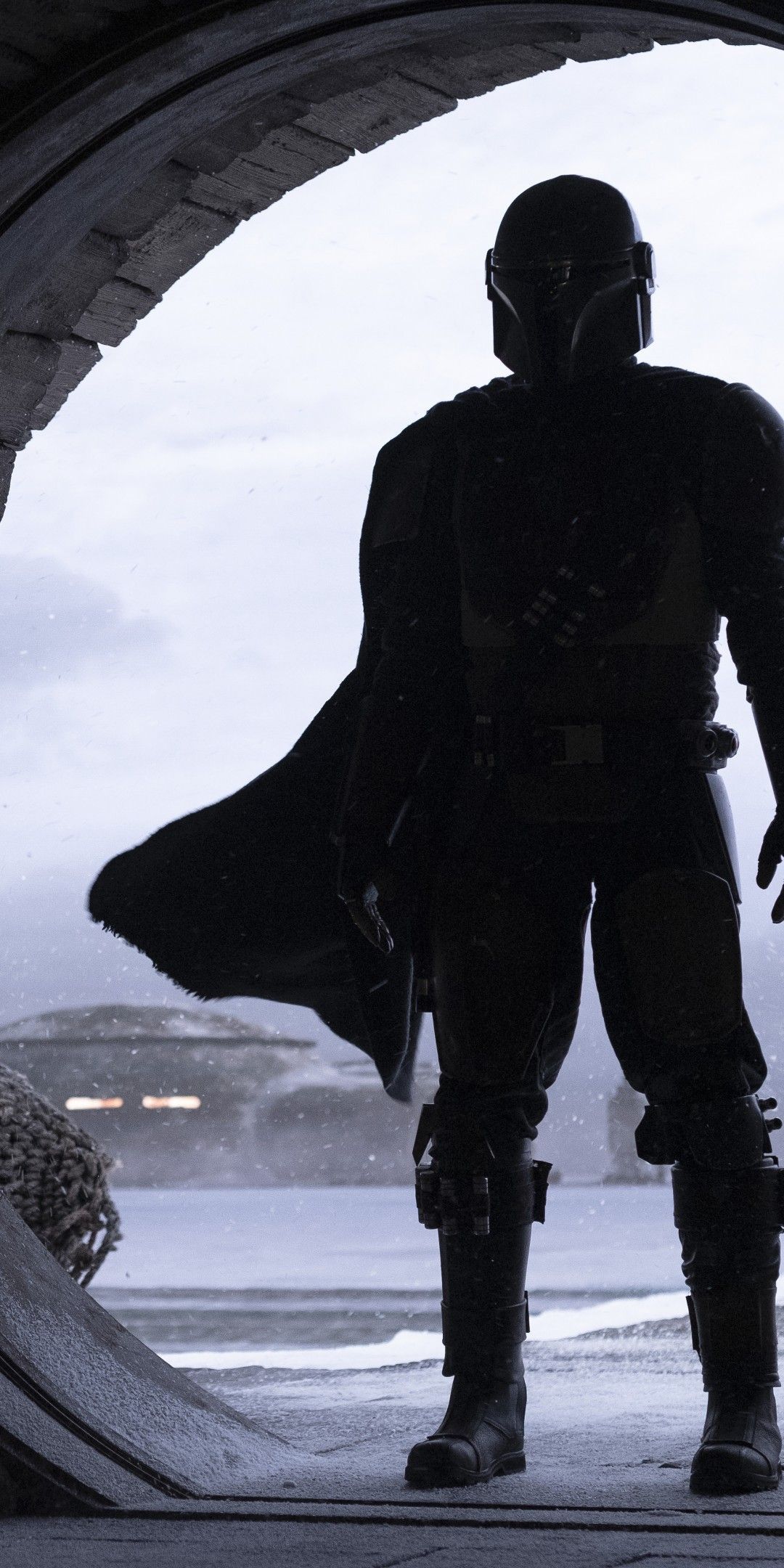 The Mandalorian 4K Wallpaper, TV Series, 2019, 5K, Black Dark