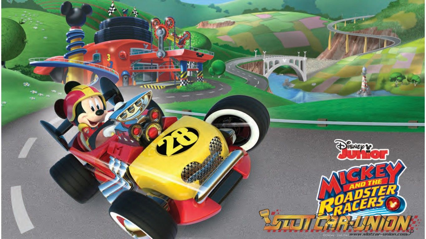 Background Mickey Mouse Roadster Racers Wallpaper