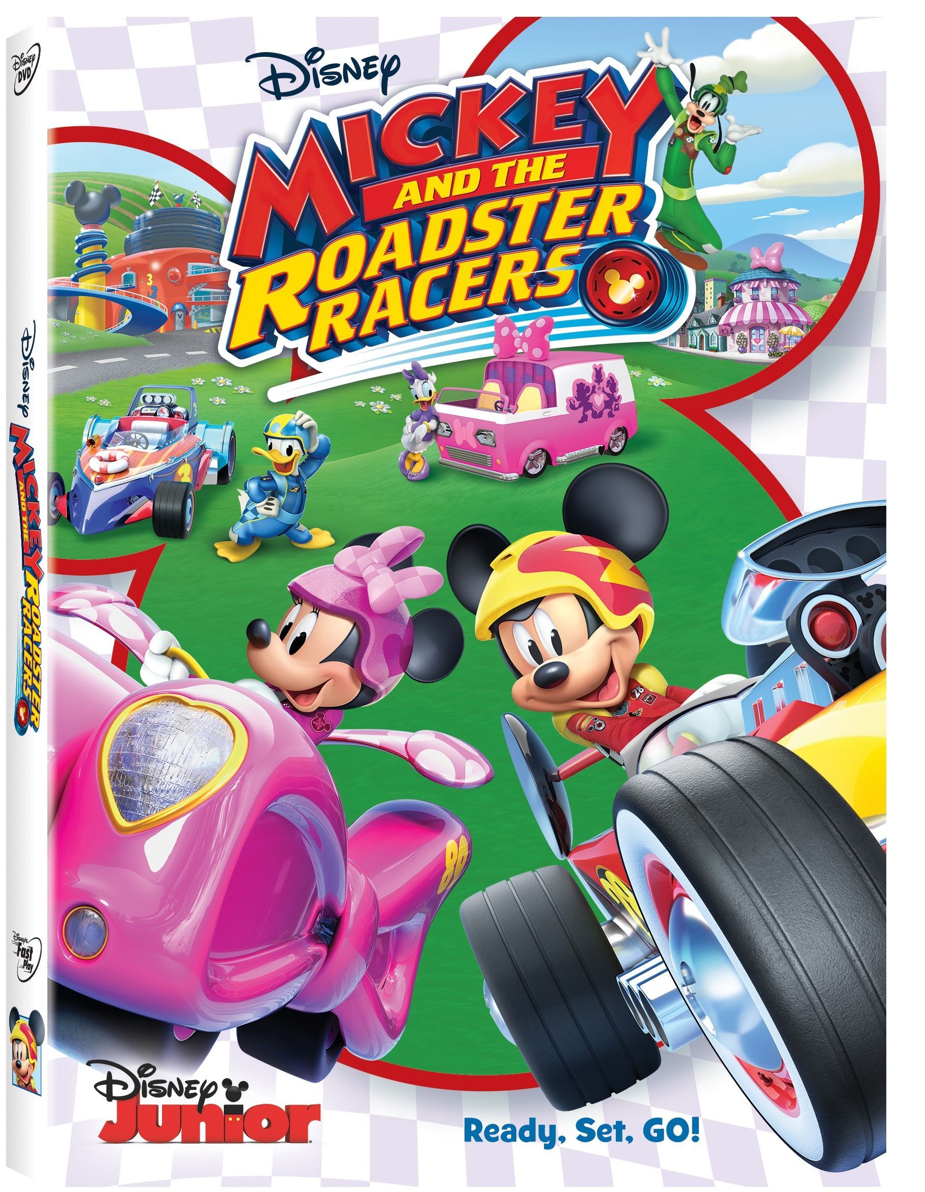 Mickey and the Roadster Racers Available on Disney DVD March 7th. Mickey, Mickey roadster racers, Disney mickey