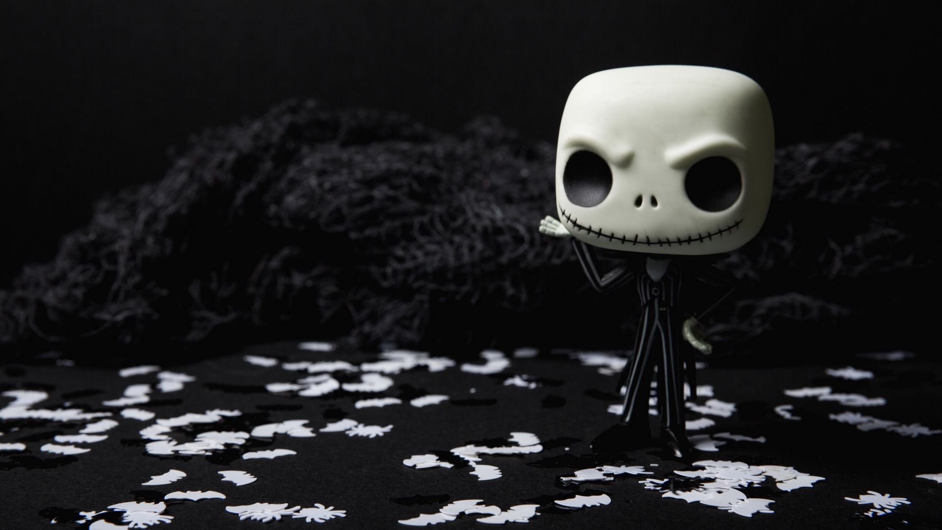 Wallpaper Doll, Halloween, Bw Skeleton Funko Pop