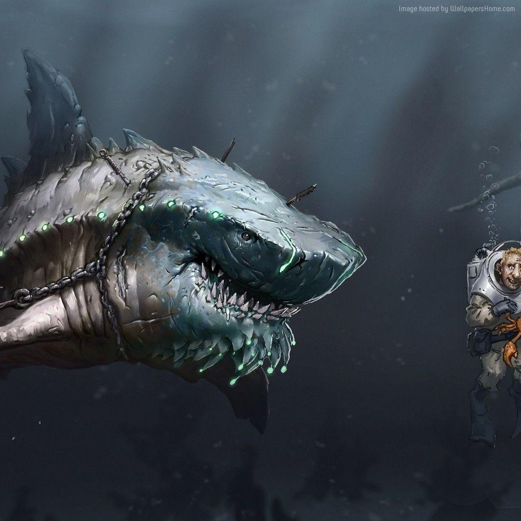 Megalodon Wallpaper Free Megalodon Background