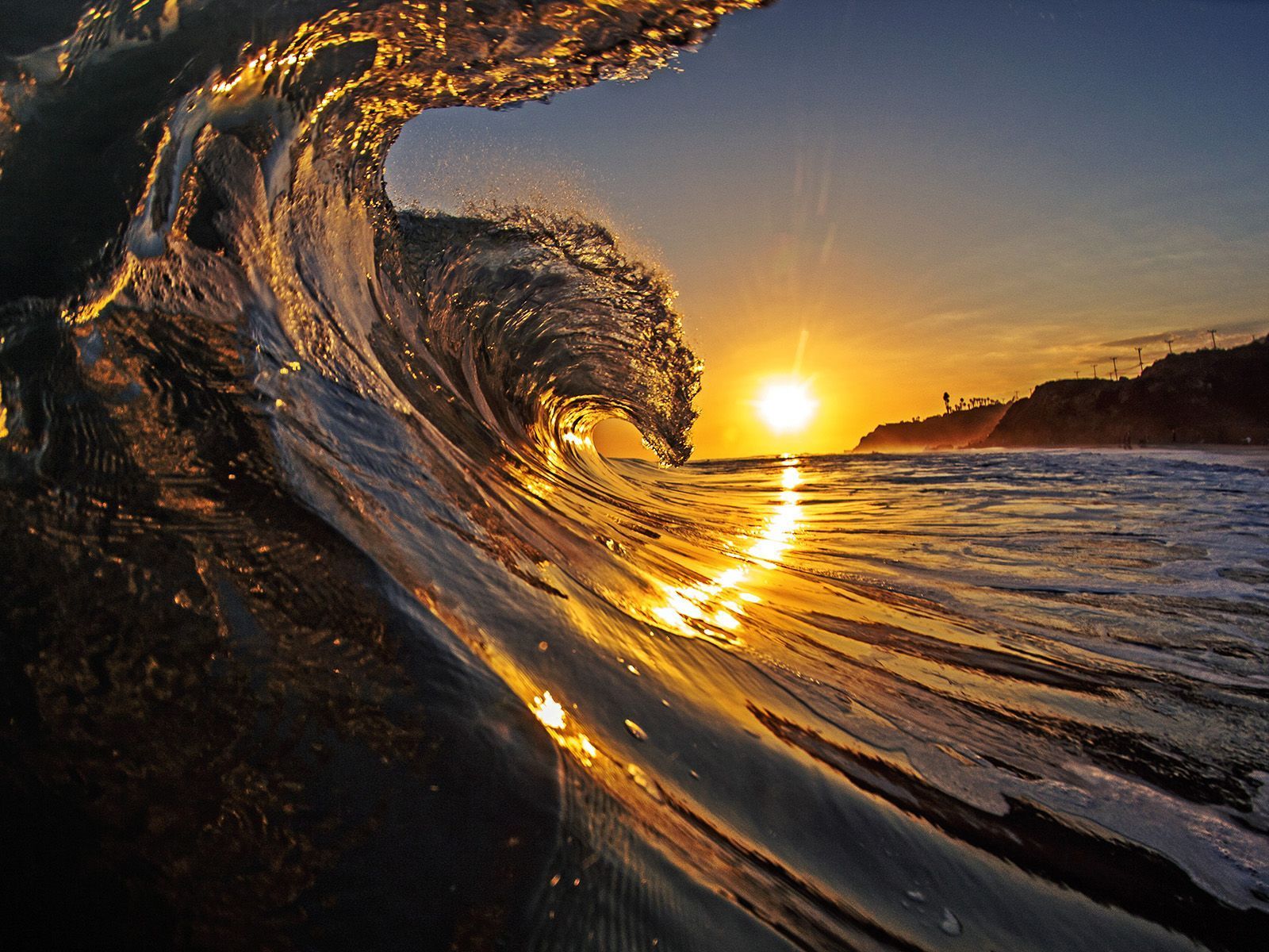 Wave Sunlight Wallpapers - Wallpaper Cave