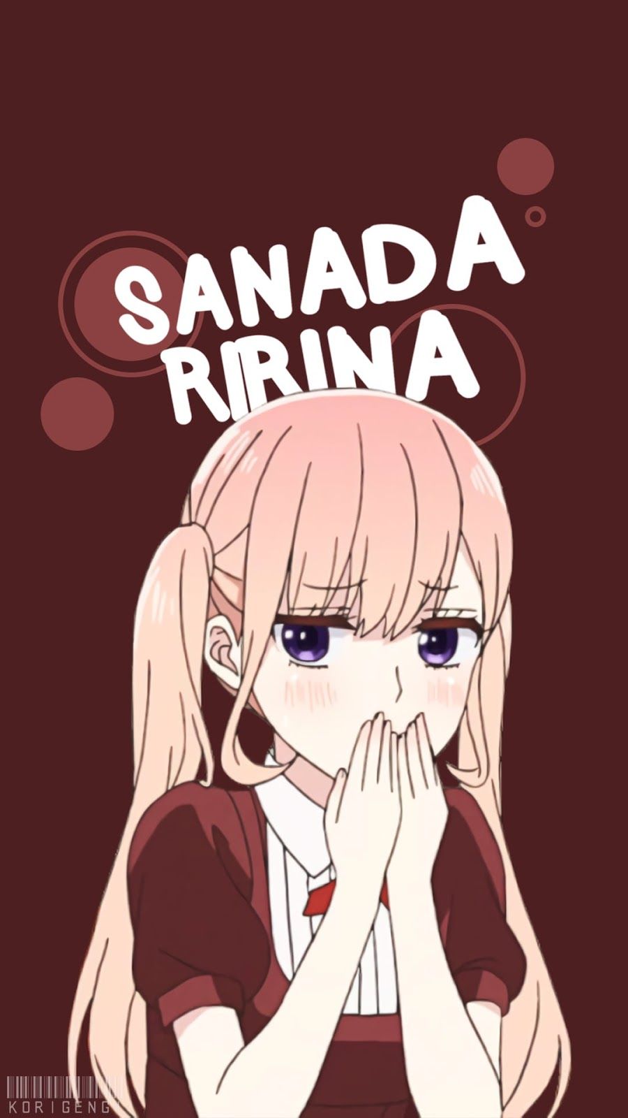 Sanada Ririna. Fanart anime, Manga anime, Anime kawaii