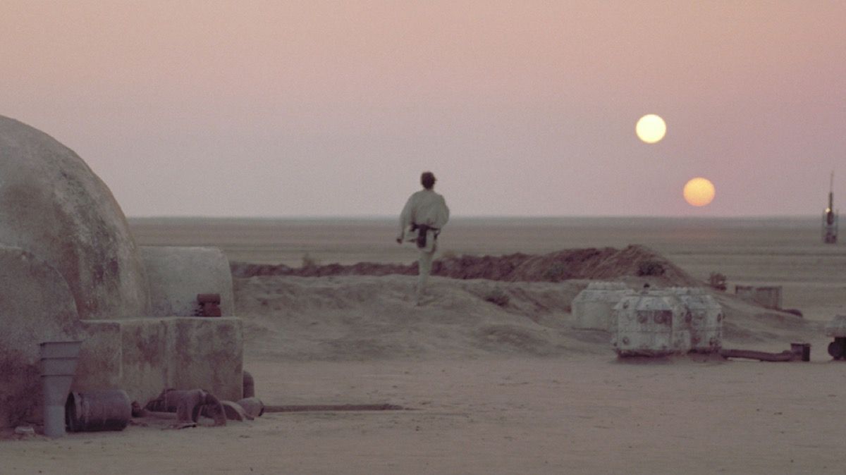 How Star Wars Saved Me tatooine luke skywalker twin sunset star wars a new hope. Star wars planets, Star wars wallpaper, Star wars questions
