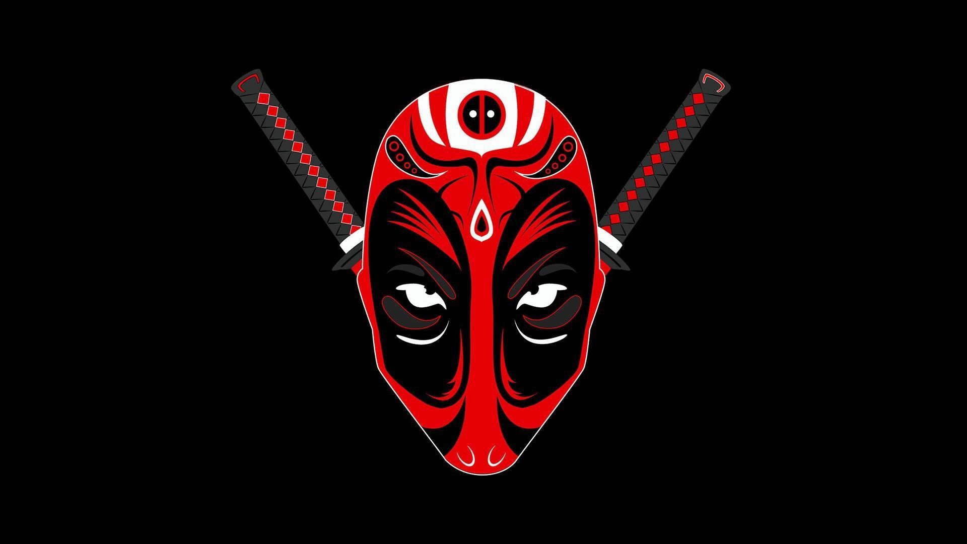 Japanese Demon Mask Wallpaper HD