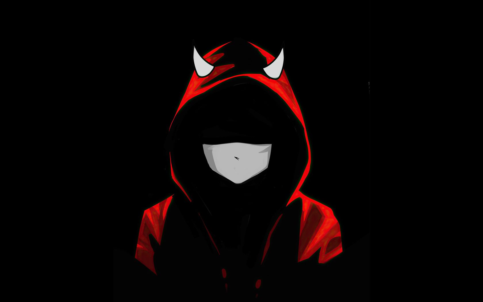 Devil Boy Minimal Mask 4k 1680x1050 Resolution HD 4k Wallpaper, Image, Background, Photo and Picture