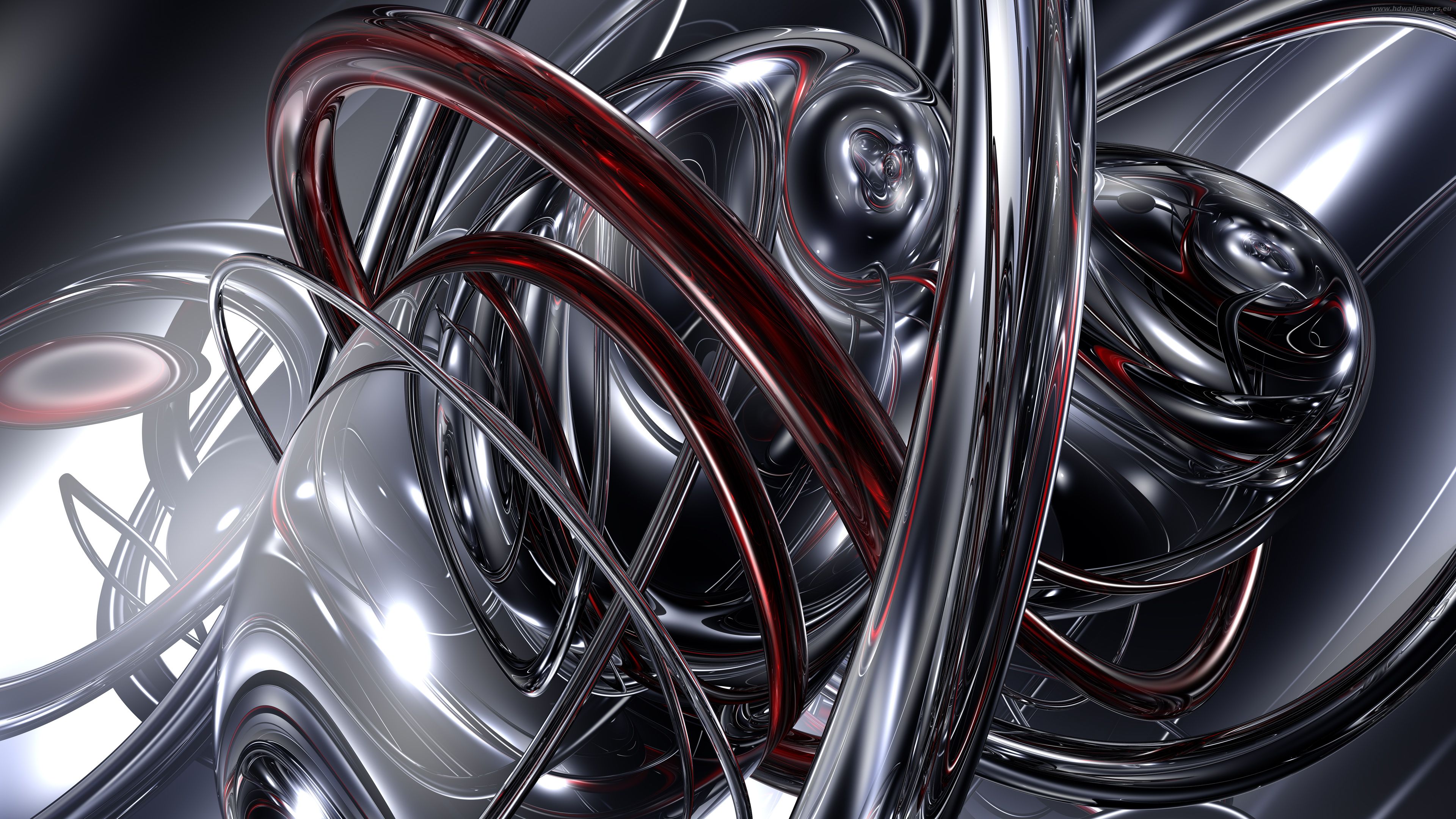 Swirls Abstract 4k Wallpaper