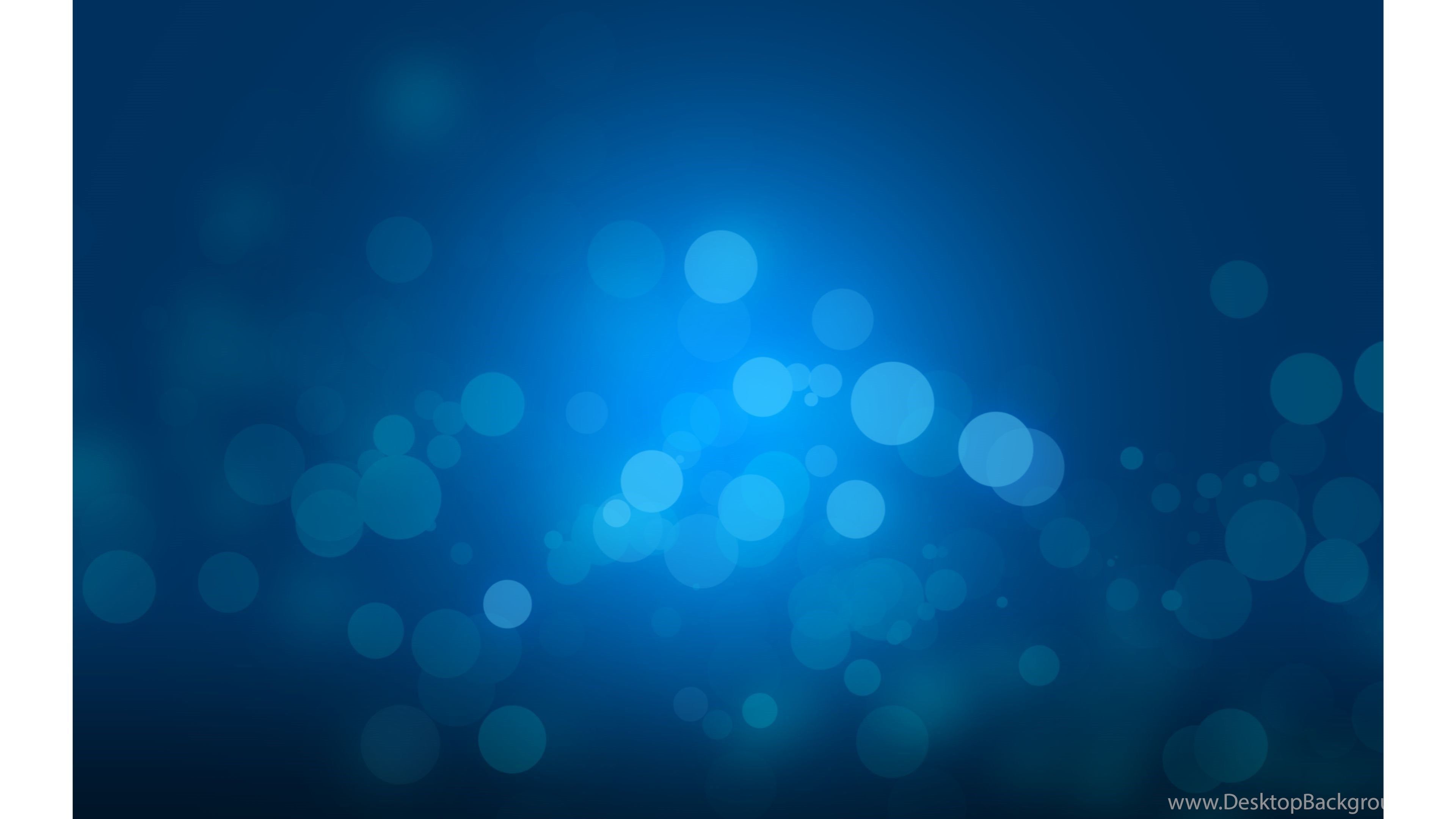Blue Bubbles Abstract 4K Wallpaper Desktop Background
