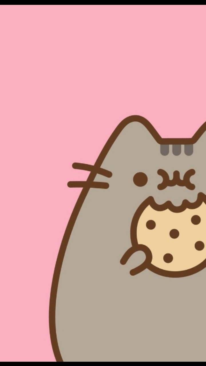 pusheen eating