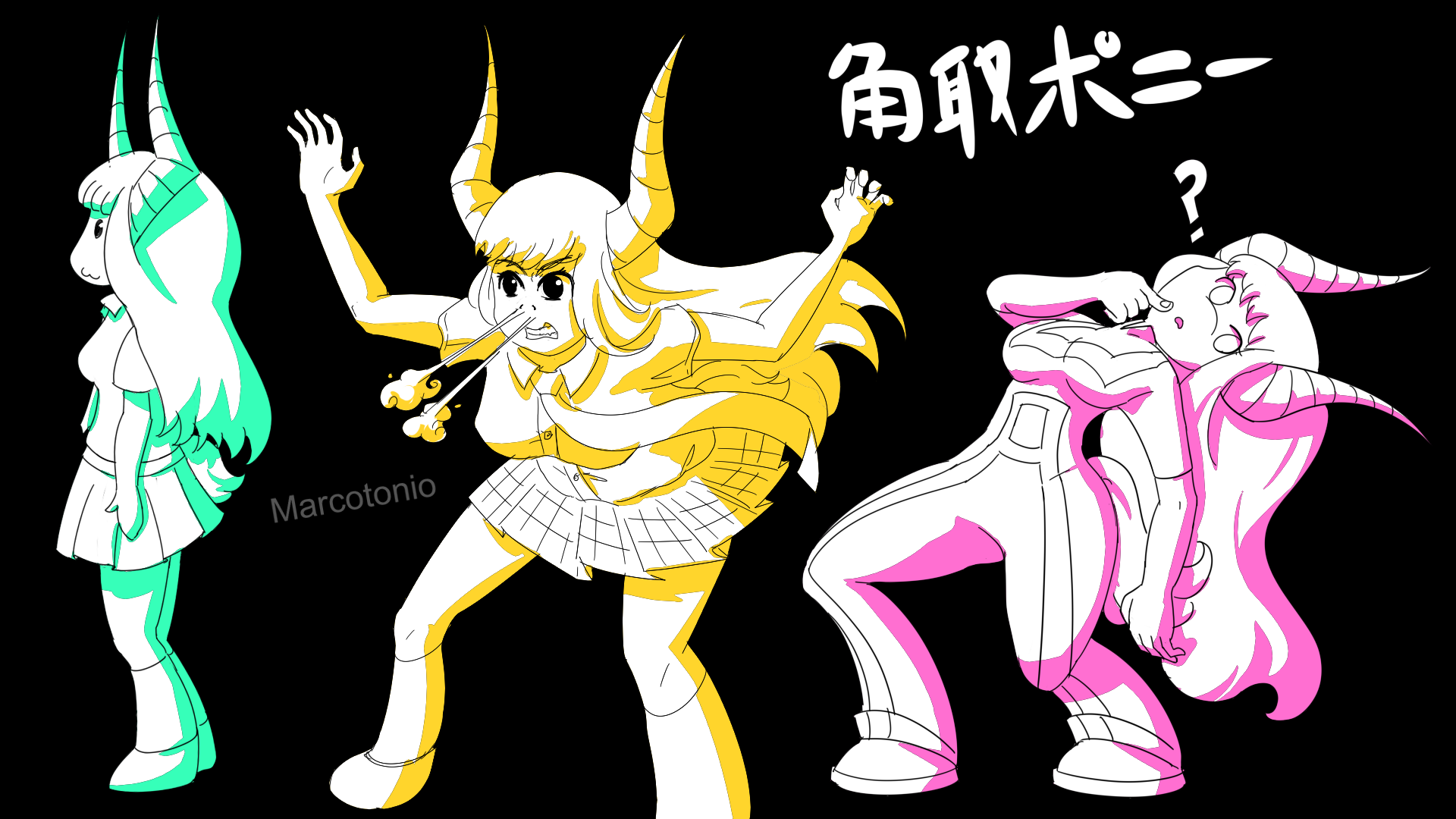 Tsunotori Pony by Marcotonio on Newgrounds